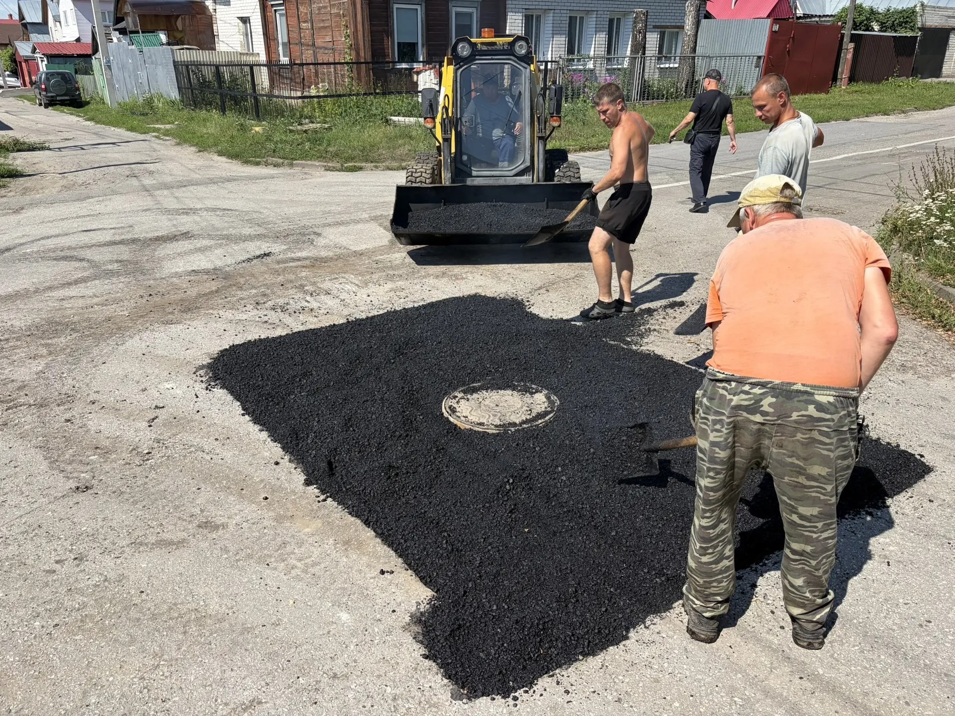 За 27 июля в Ульяновске отремонтировано семь участков дорог.