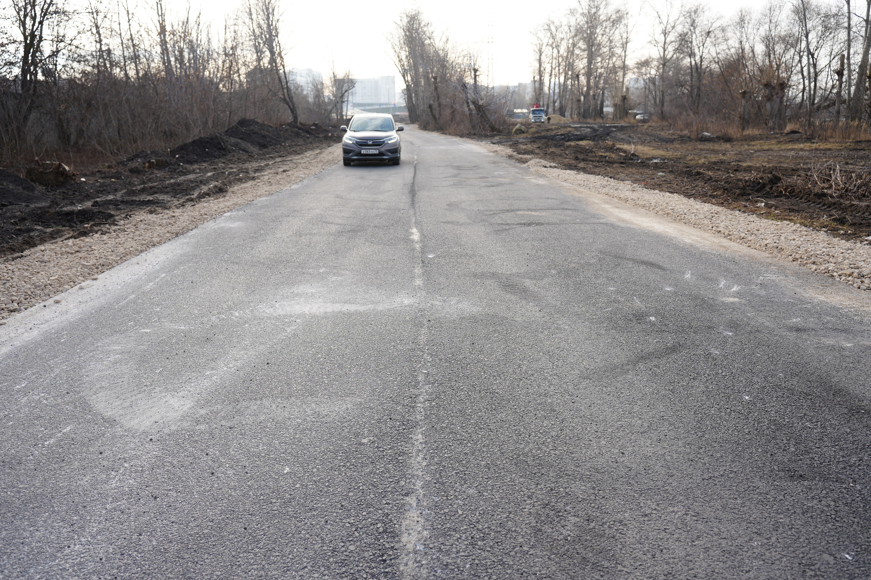 В Ульяновске обустраивают дополнительные подъезды к развязкам «минаевского» моста.