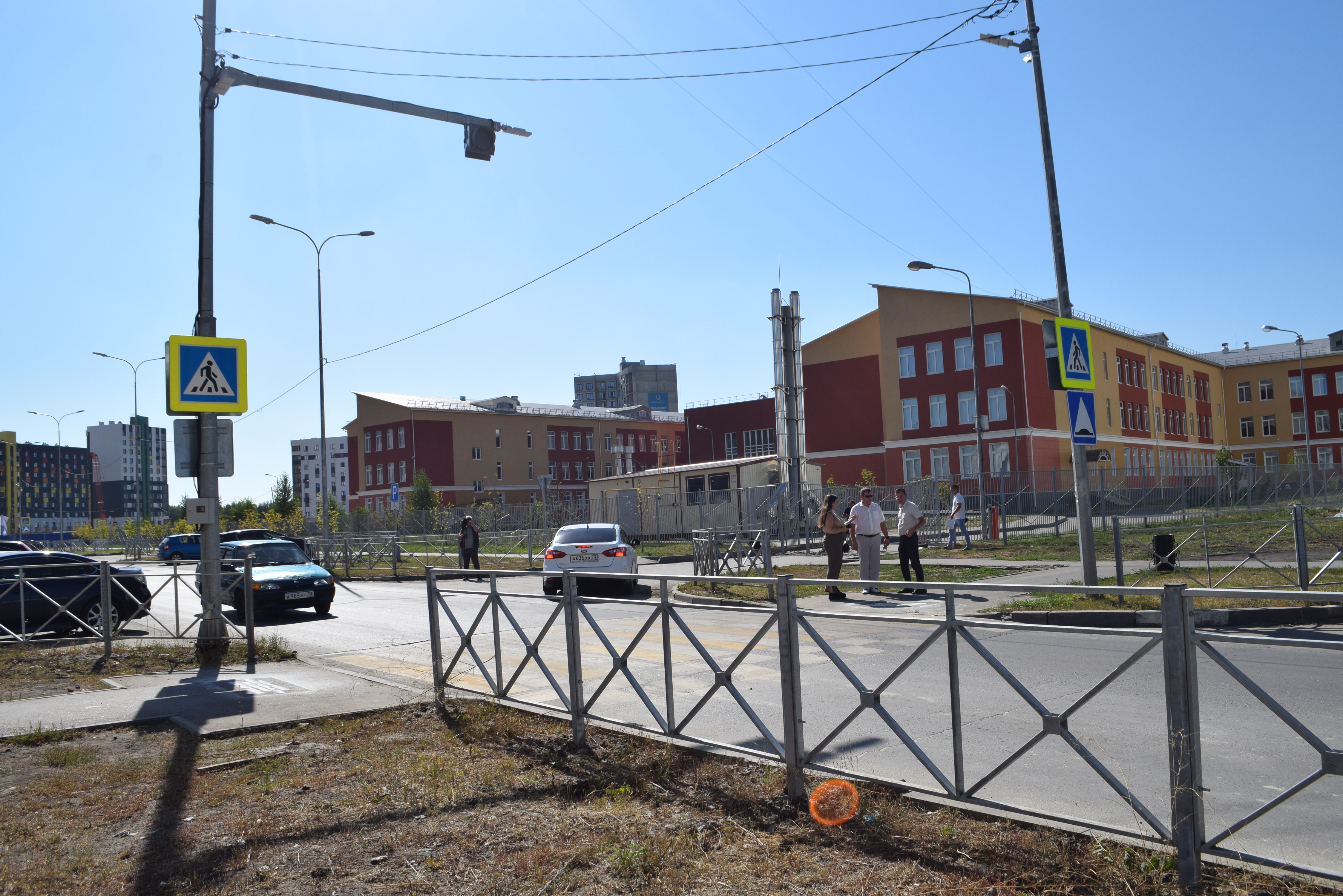 Пешеходные переходы возле 16 школ Ульяновска приведут к нацстандарту безопасности.