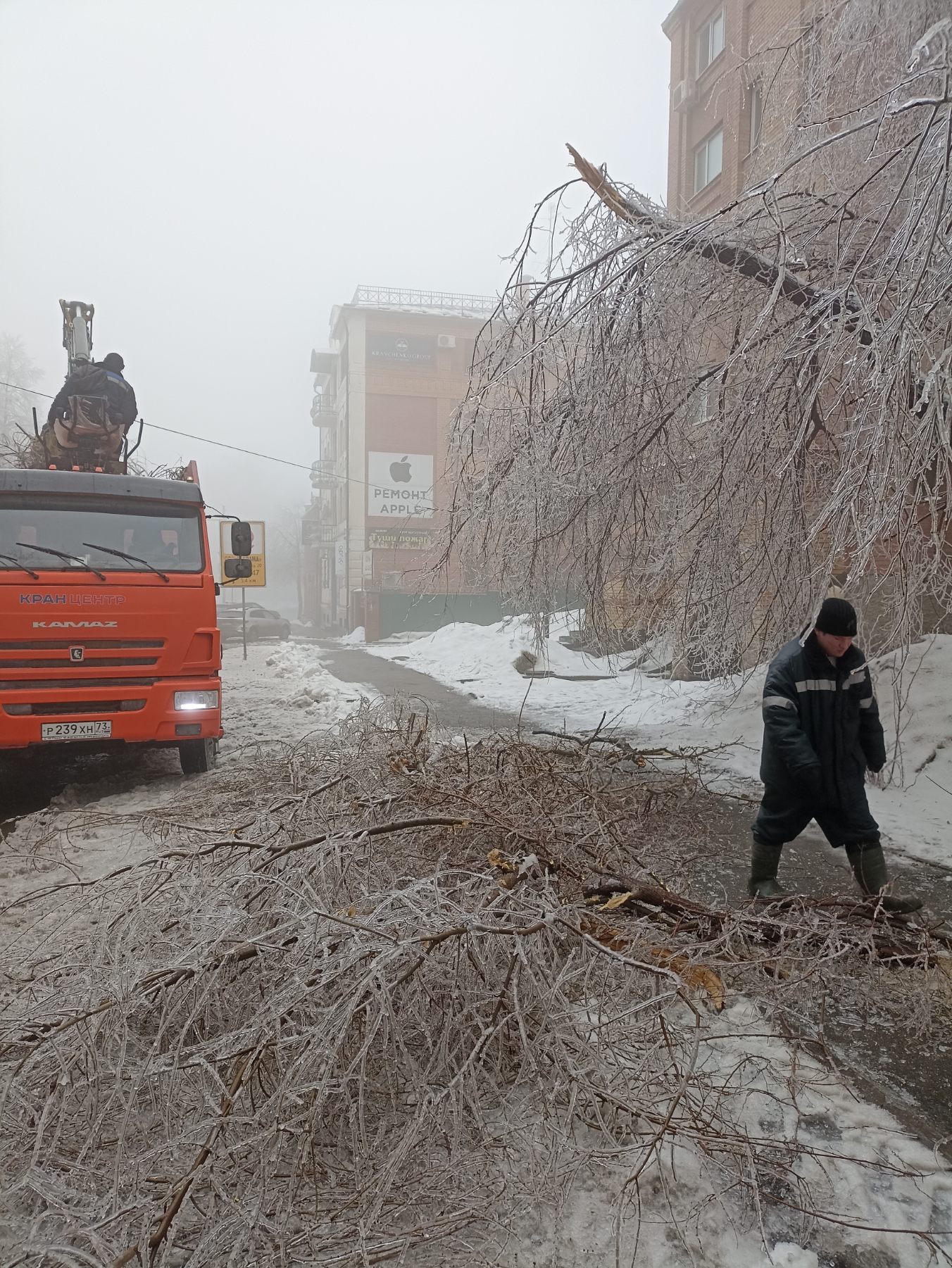 Все городские службы Ульяновска готовятся к ледяному дождю.