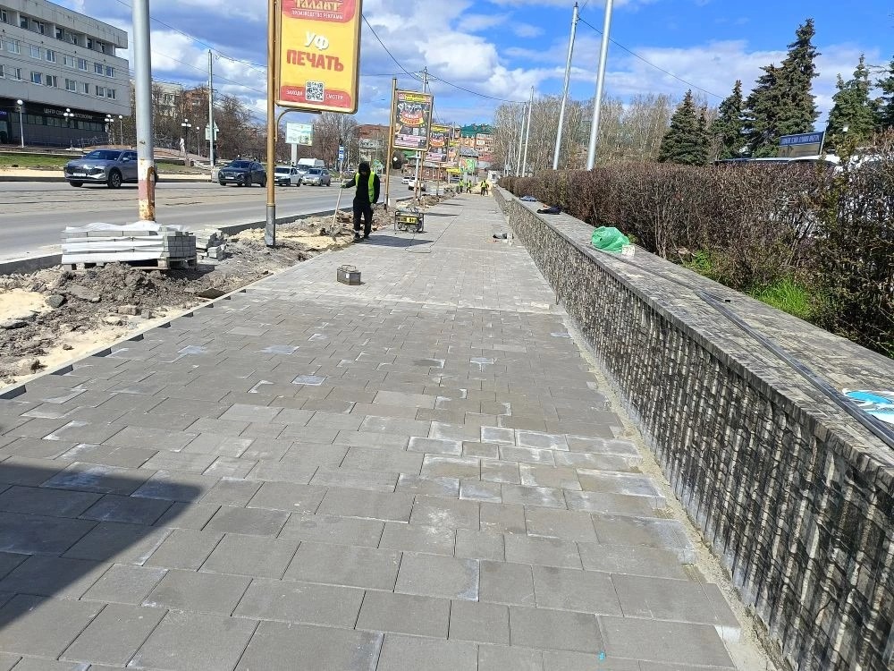 Ремонт улицы Спасской в Ульяновске идёт по графику.