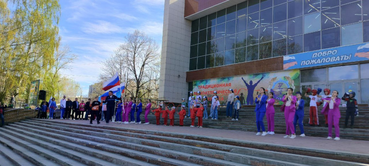 В Ульяновске проходят районные эстафеты.